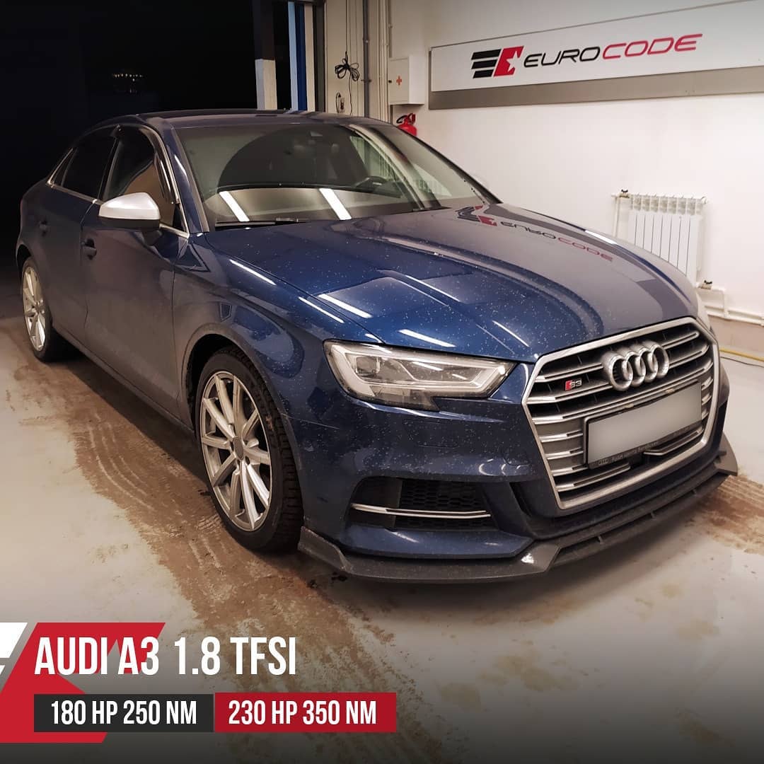 Audi A3 1.8 TFSI - 180Hp 250Nm - Stage1 - 230hp 350Nm